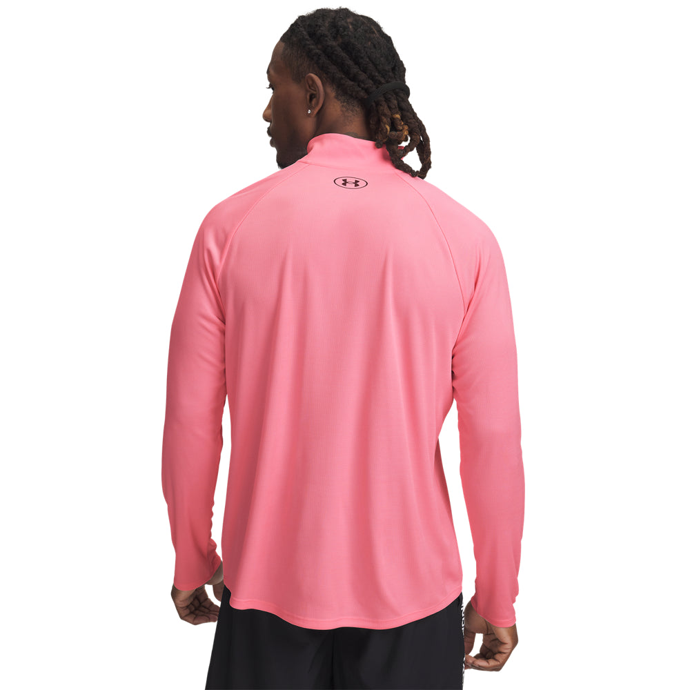 Under Armour Men's Tech Textured 1/2 Zip Pullover - Lightweight Performance Shirt for Running, Gym & Outdoor Activities