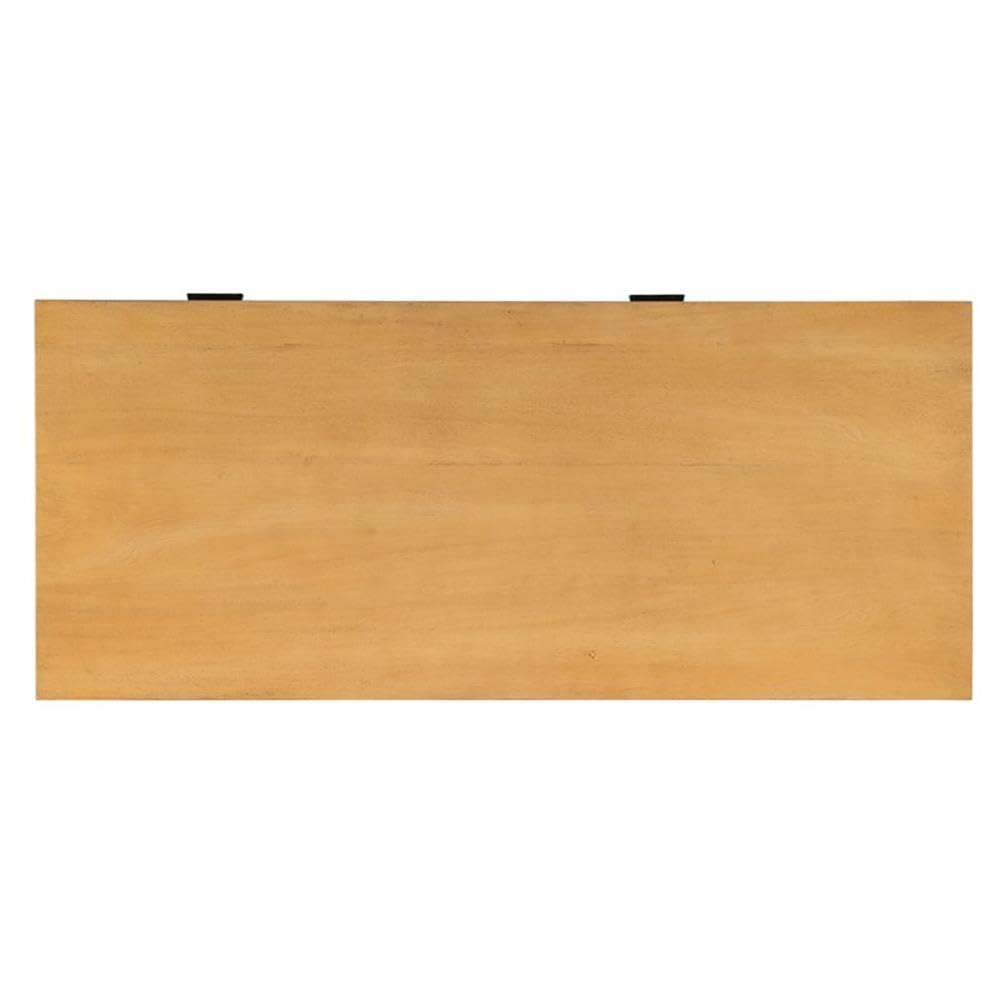 Butler Specialty Company Hans Natural Wood Storage Desk - Stylish Home Office Desk with Ample Storage Space for Study, Work, and Organization