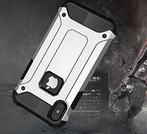 SuperGuardZ Heavy Duty Shockproof Case for iPhone Xs & iPhone X - Slim Protective Armor Cover [Black] | Perfect for Outdoor Activities, Work & Everyday Protection