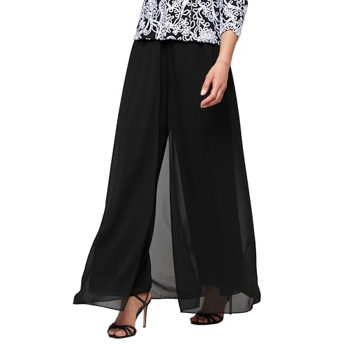 Black Pant W/ Skirt Overlay