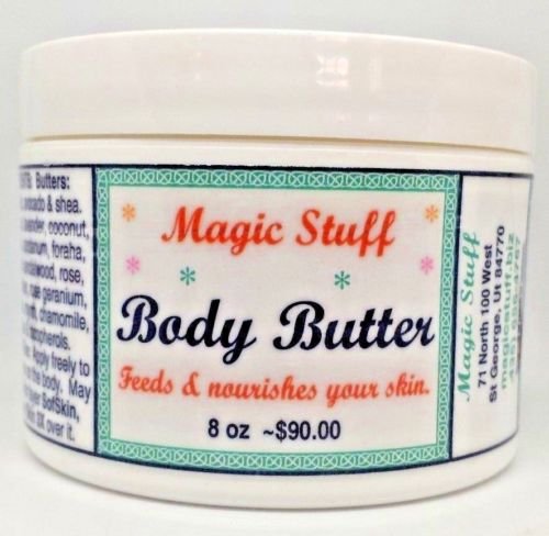 Magic Stuff Body Butter - 8oz Ultra Moisturizing Cream for Dry Skin | Natural Hydration for Hands, Feet & Body | Perfect for Daily Use & Spa Nights