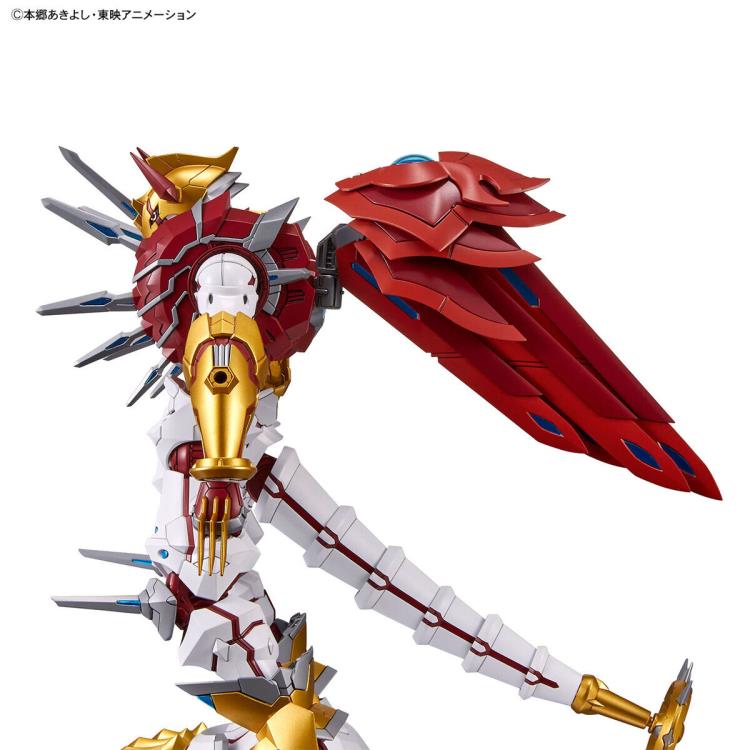 Figure Rise Standard Digimon Savers ShineGreymon (Amplified) Model Kit - Build Your Own Anime Action Figure for Collectors & Gamers - Perfect for Display, Cosplay, and Battle Scenes