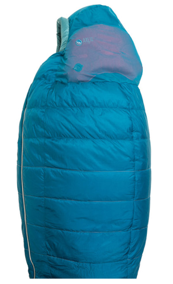 Big Agnes Sidewinder SL 20 Women's Sleeping Bag - Lightweight & Warm for Backpacking, Camping & Outdoor Adventures
