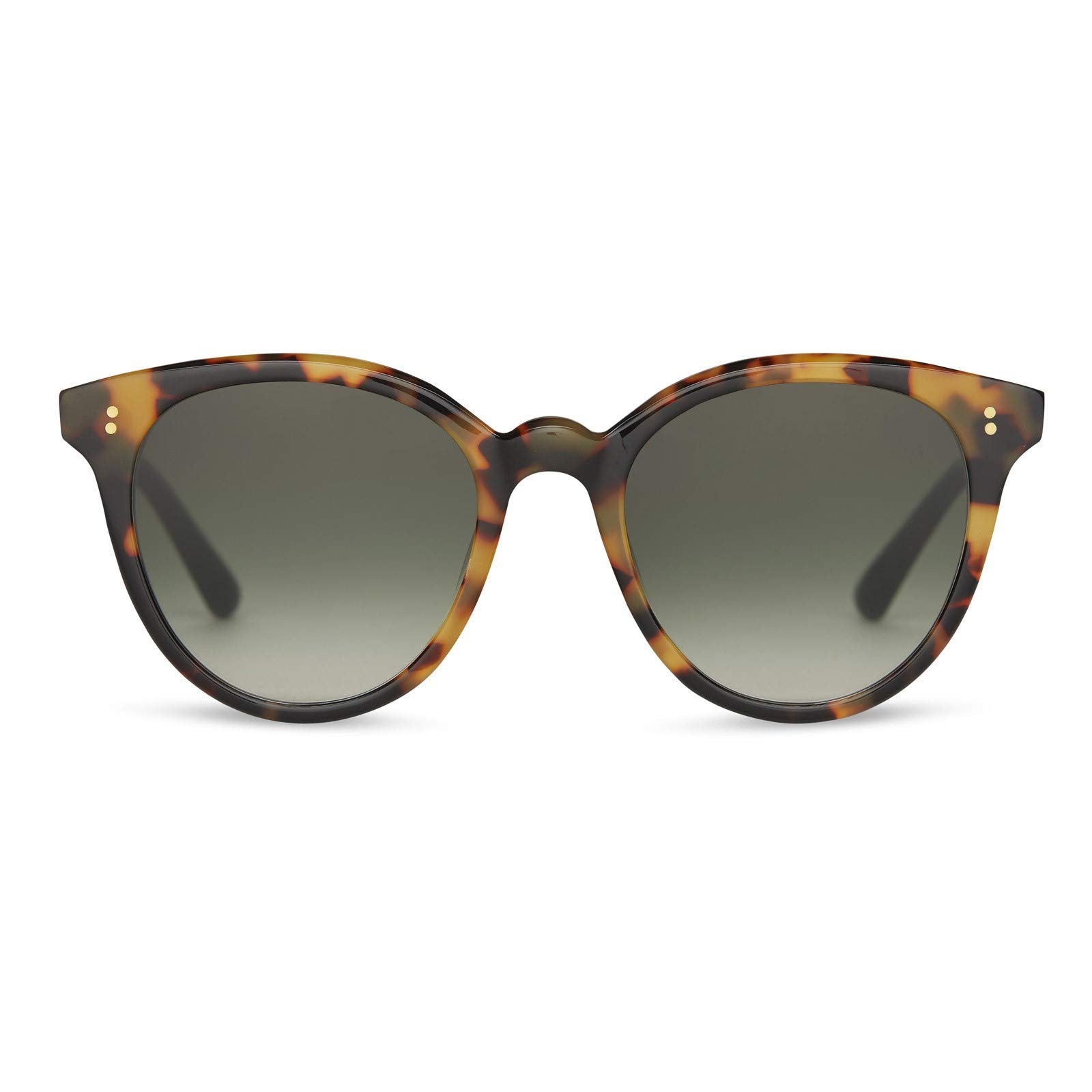 TOMS Women's Aaryn Round Sunglasses - UV Protection, Polarized Lenses, Lightweight & Stylish for Outdoor Activities, Beach, Driving, and Travel