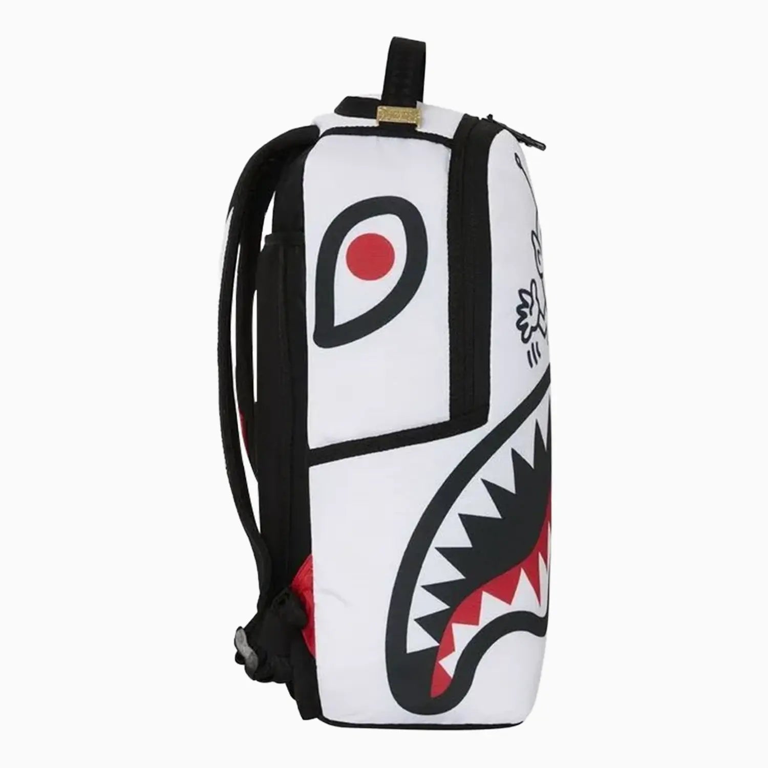 Keith Haring Wassup Alien DLXSV Backpack - Unisex Canvas School Bag for College & Travel - Durable Laptop Backpack with Adjustable Straps - Perfect for Work, Gym & Daily Commute