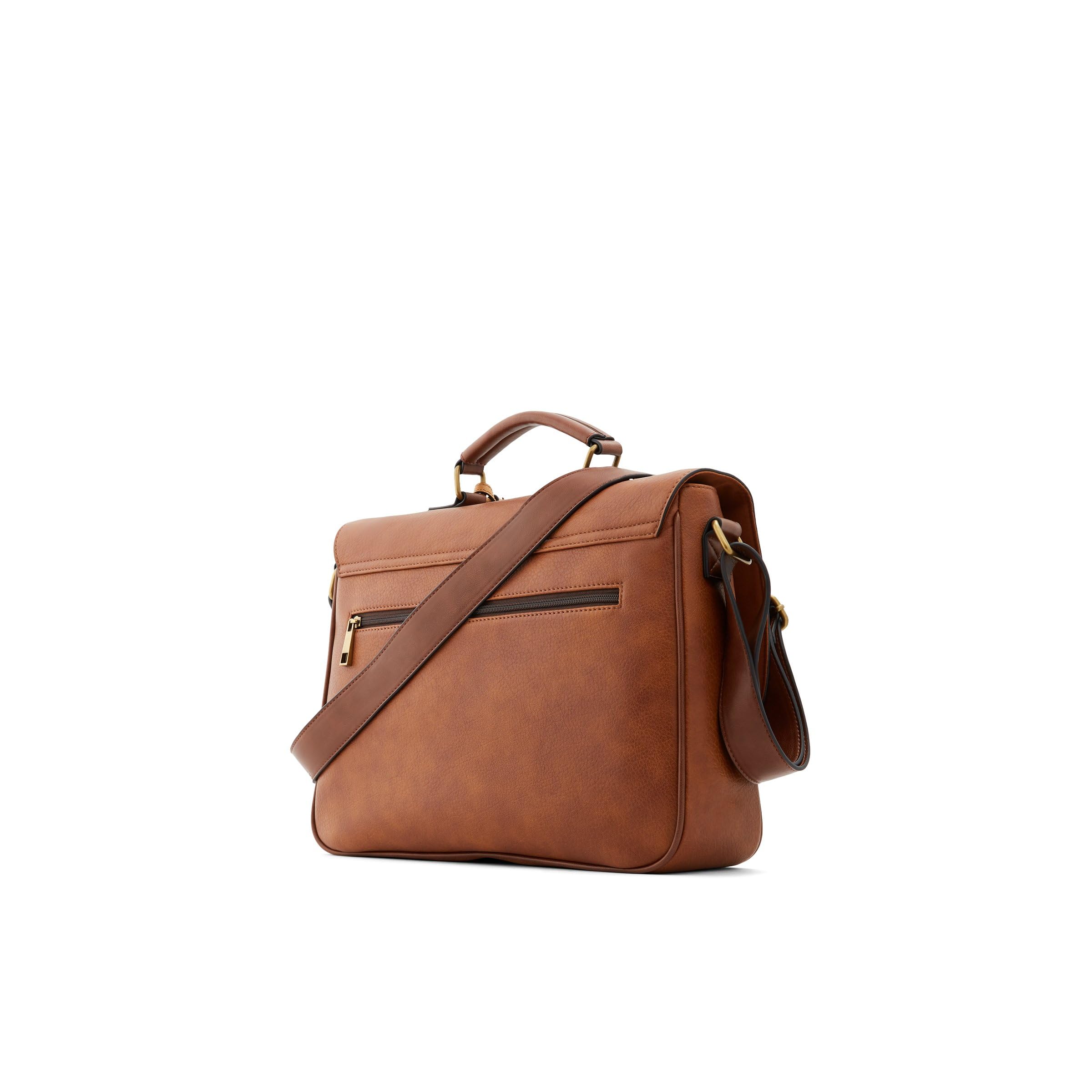 ALDO Men's Gludia Genuine Leather Laptop Messenger Bag - Business Briefcase for Work, Travel & College - Fits 15.6 Inch Laptop & Accessories