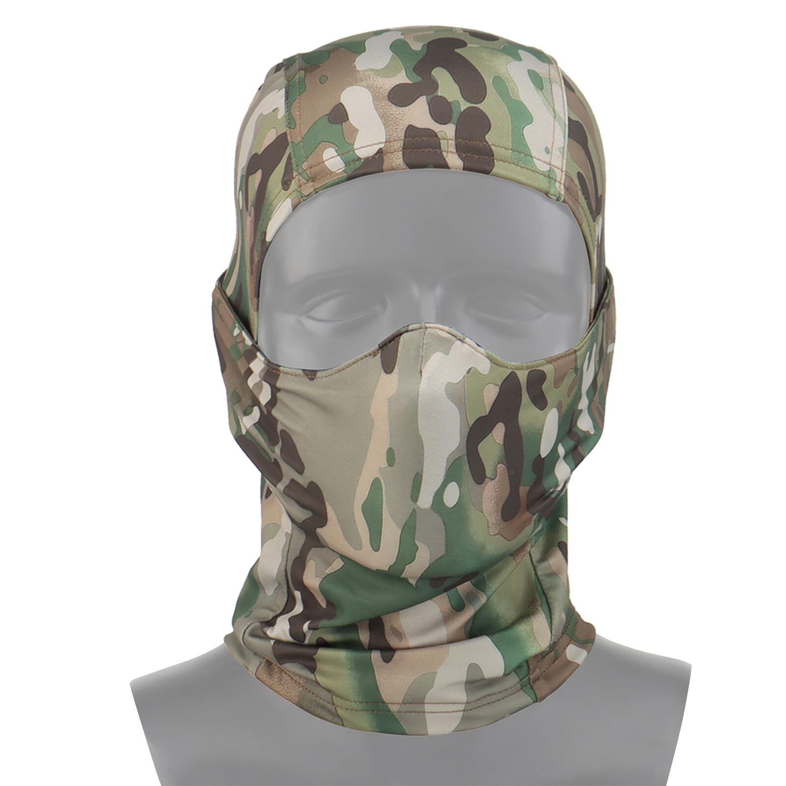 AOUTACC Balaclava Airsoft Mask - Ninja Style Tactical Full Face Protective Mask, Soft Silicone for Airsoft, Cycling & Outdoor Sports | Perfect for Paintball, Motorcycling & Winter Activities
