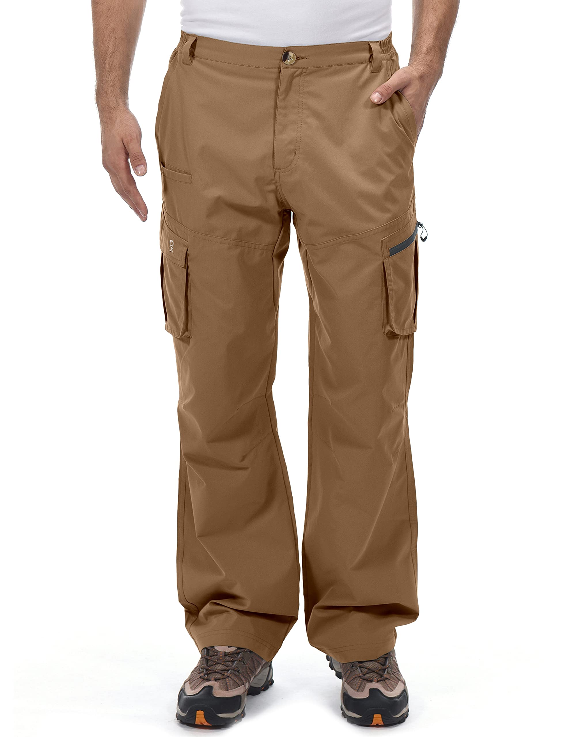 Little Donkey Andy Men's Quick Dry UPF 50+ Cargo Pants - Stretch Lightweight Outdoor Hiking Pants for Camping, Travel & Adventure | Breathable & Comfortable