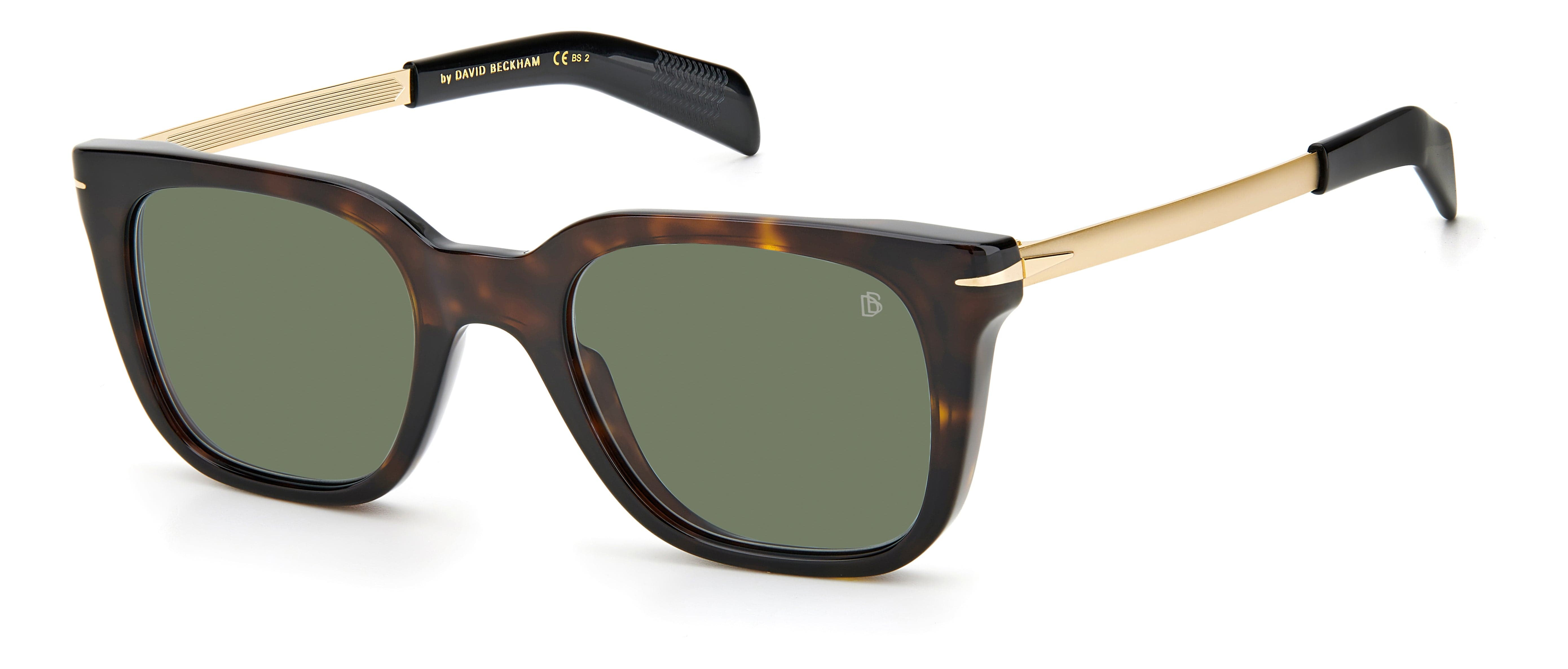 David Beckham DB 7047/S QUM 5122 Polarized Sunglasses for Men - UV Protection Aviator Style Shades for Driving, Beach & Outdoor Activities