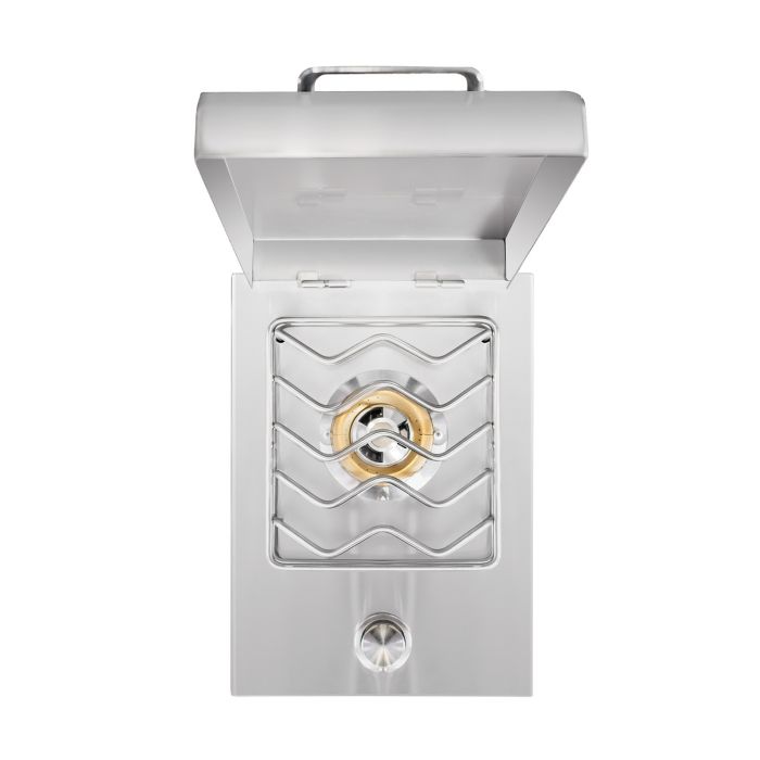 SummersetGas Built-In Side Burner SSSB1 NG/LP - Outdoor BBQ Grill Accessory for Patio, Deck & Backyard Cooking