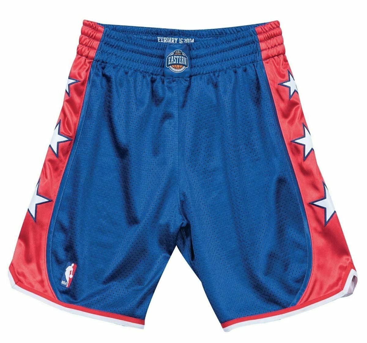Mitchell & Ness NBA All-Star East Swingman Shorts for Men - 2004 Retro Basketball Shorts for Casual Wear, Gym & Street Style