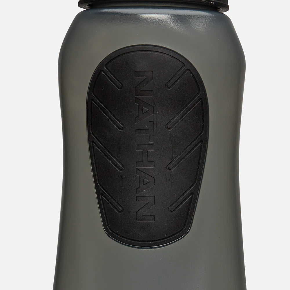 SpeedDraw 2 Insulated Stainless Steel Flask 22oz (650ml) - Double-Walled Vacuum Water Bottle for Hot & Cold Drinks - Perfect for Camping, Hiking & Outdoor Adventures (Black/Reflective Silver)