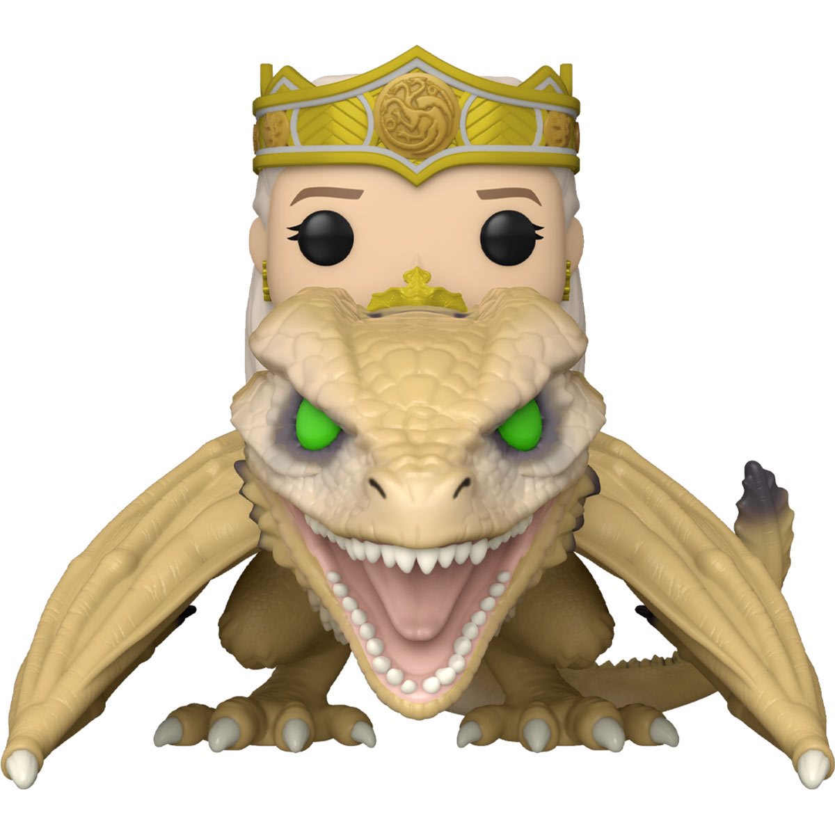 House of the Dragon Queen Rhaenyra with Syrax Deluxe Funko Pop! Vinyl Ride #305 - Game of Thrones Collectible for Display & Gifting