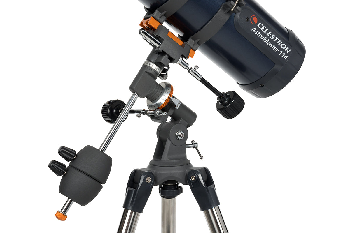Refurbished Celestron AstroMaster 114EQ Reflector Telescope for Adults & Beginners - Perfect for Stargazing, Astronomy Learning & Backyard Observation