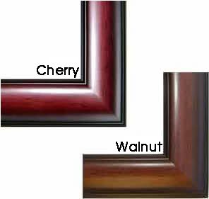 Florida State Diploma Frame with Photo - Cherry & Walnut Wood Display Frame for Graduation, Office Decor, or Home Wall Display