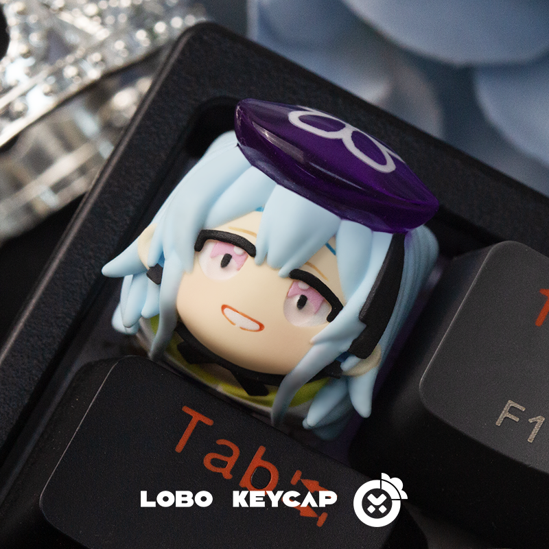 Custom Arknights Themed Resin Keycaps - Personalized, Multi-Color Mechanical Keyboard Accessories for Gaming & Office Use