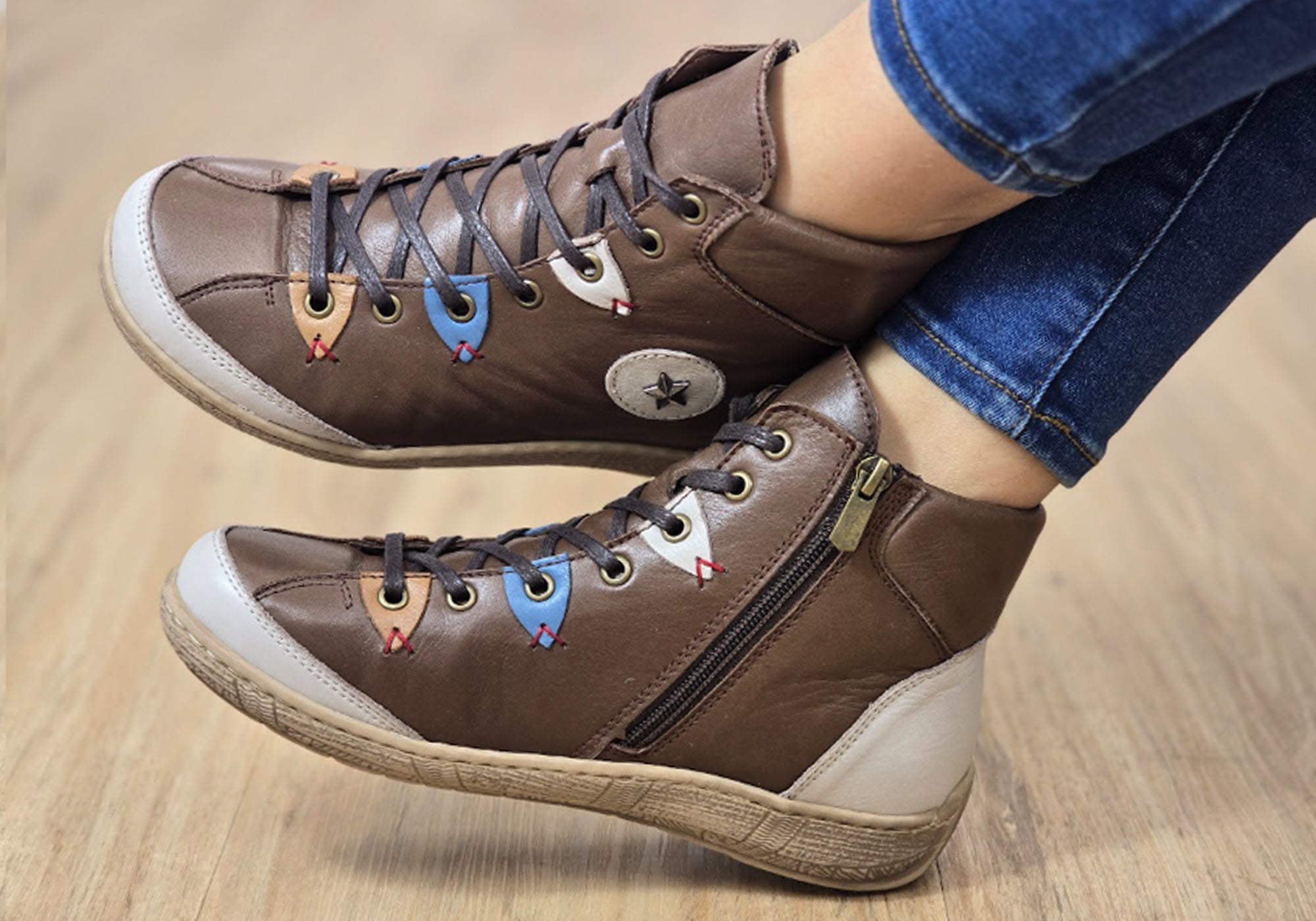 Orizonte Tova Women's Comfortable Leather Ankle Boots - European Style Fashion Shoes for Casual Wear, Office & Fall Outfits