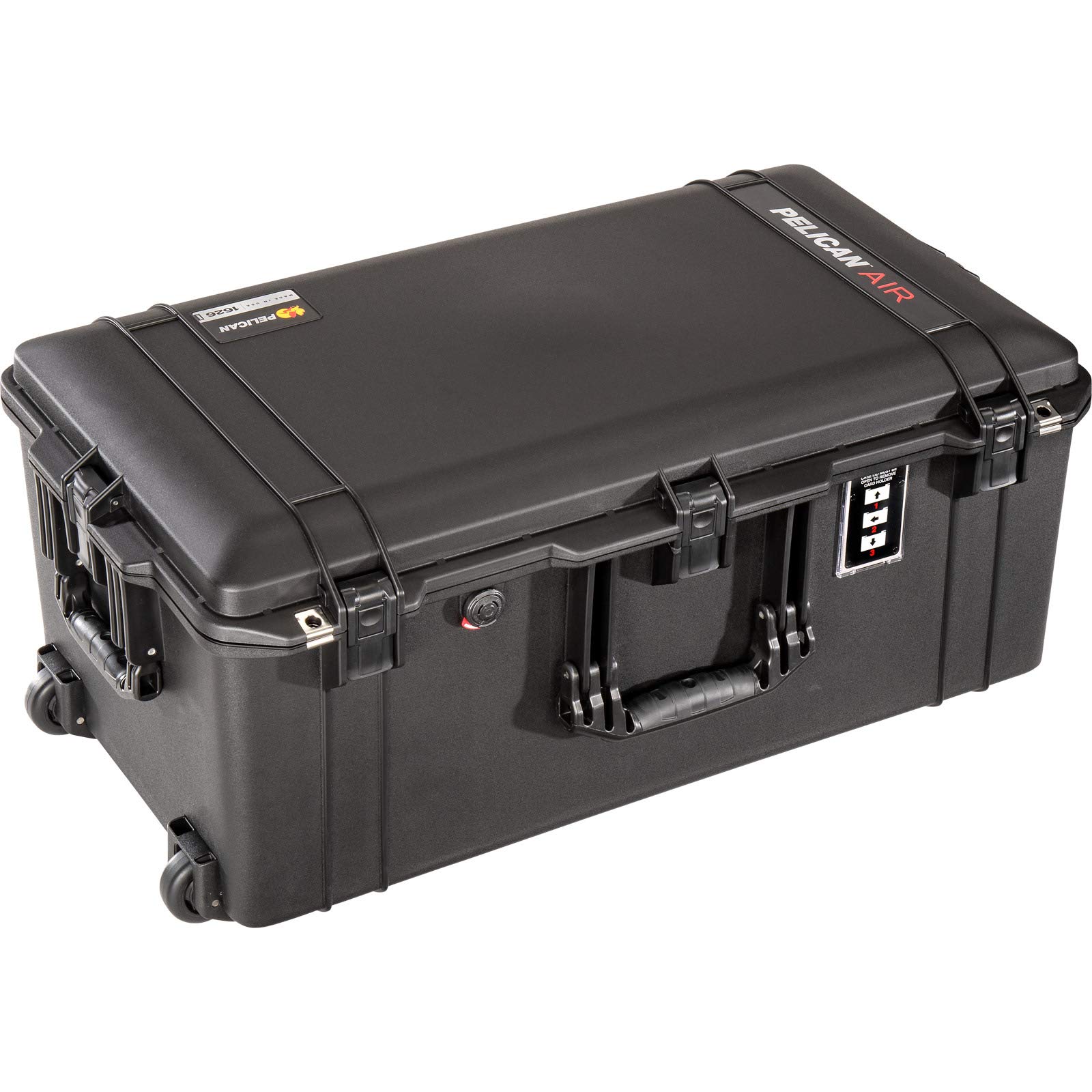 Pelican Air 1626 Waterproof Hard Case with Foam Insert - Black | Protective Storage for Cameras, Drones & Electronics | Travel, Outdoor & Professional Use