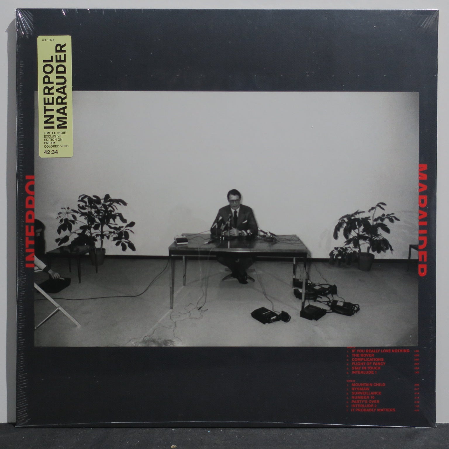 INTERPOL 'Marauder' CREAM Vinyl LP Record - Limited Edition Alternative Rock Album for Music Collectors & Vinyl Enthusiasts - Perfect for Home Listening, Gifts & Music Collections