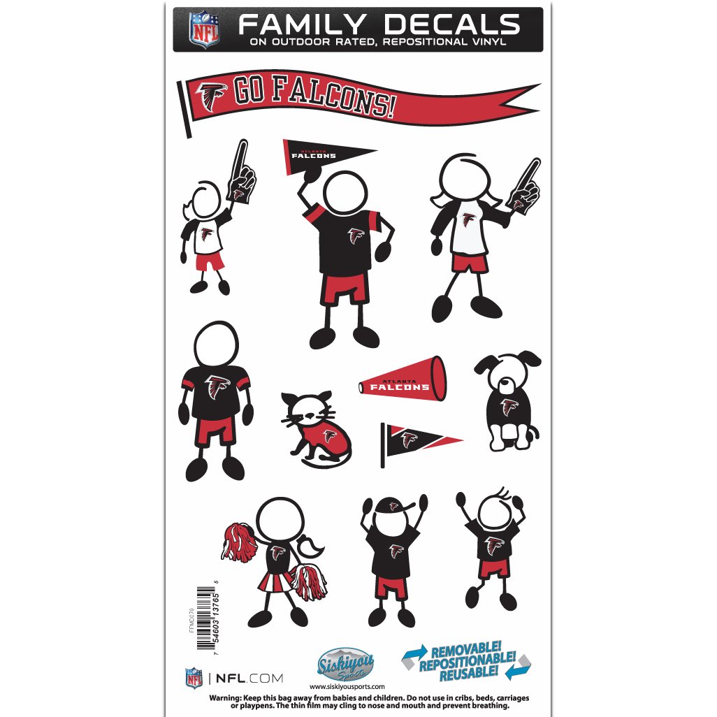 NFL Team Logo Decal Set - Medium Size Vinyl Stickers for Cars, Windows, Laptops - Perfect for Football Fans & Family Tailgating