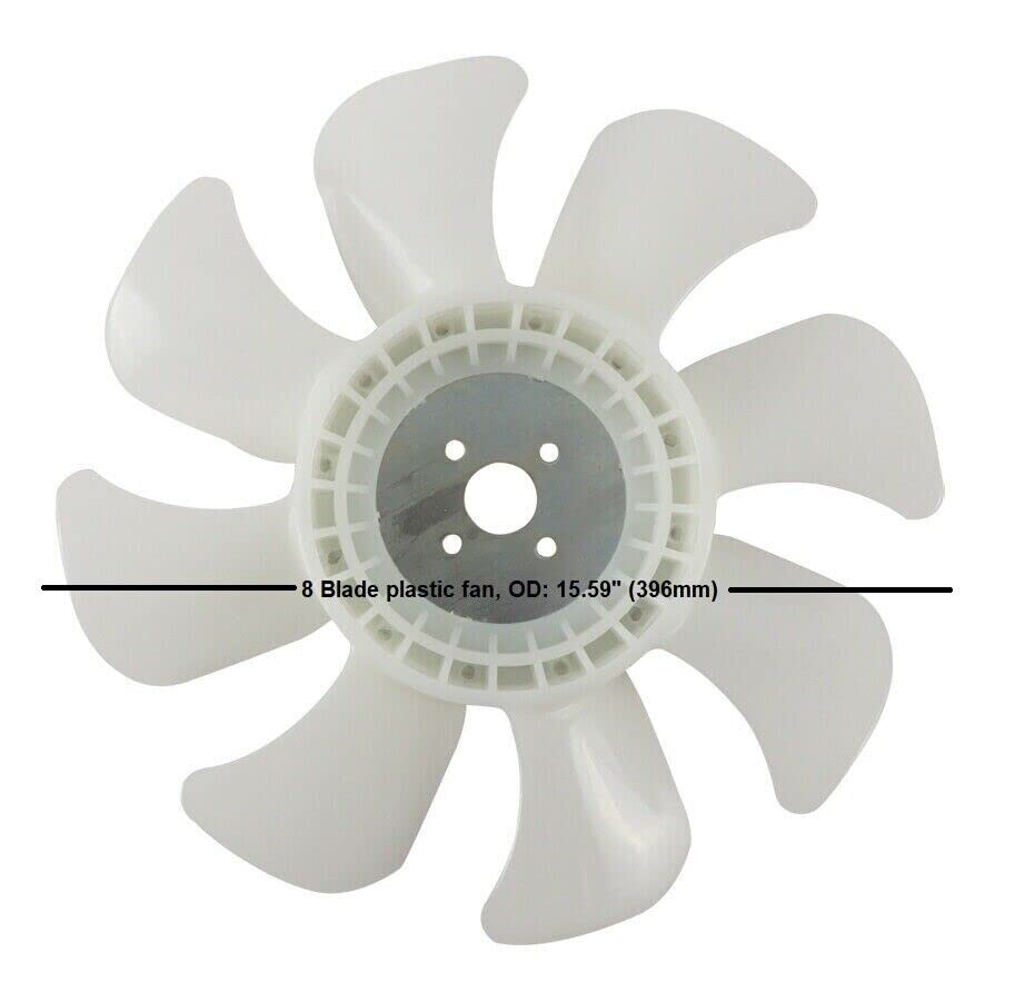 Kubota M62 Series Tractor Radiator Fan Replacement - High Performance Cooling Fan for Kubota M62 Tractor Models - Perfect for Farming, Construction & Heavy Equipment Maintenance