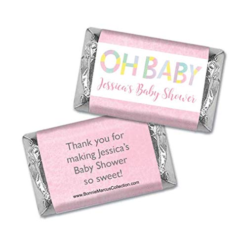 Personalized Baby Shower Candy Miniatures - 75 Count Sweet Favors for Gender Reveal, Newborn Celebration & Birthday Parties - Perfect for Baby Showers, Baptisms & Welcome Home Gifts