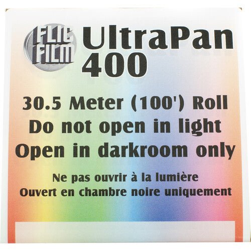 Flic Film UltraPan 400 135 36 Exposure Black & White Film for Vintage Photography, Street Shooting & Low Light Conditions