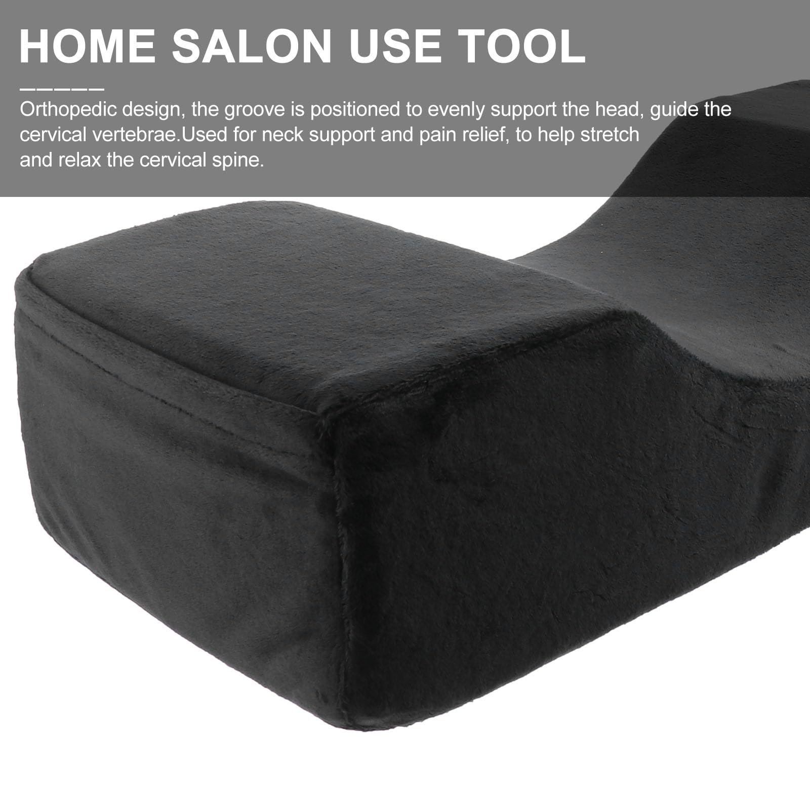 DOITOOL Memory Foam Eyelash Extension Neck Pillow - Ergonomic Salon Headrest for Lash Artists, Comfortable Support for Beauty Treatments & Spa Use