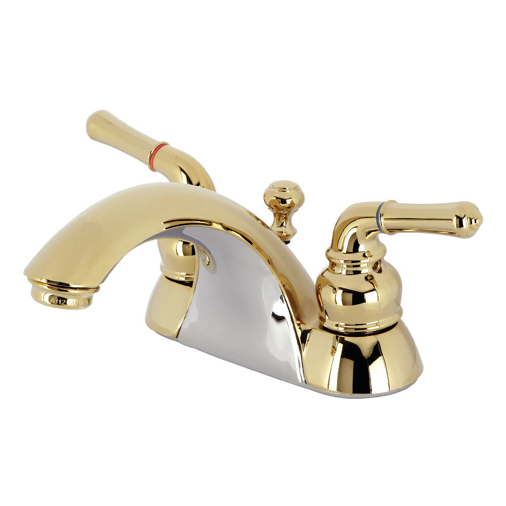 Kingston Brass KB2628 4-Inch Centerset Bathroom Faucet - Chrome Finish, Single Handle, Water-Saving Design for Bathroom Sink, Perfect for Modern Home & Commercial Use