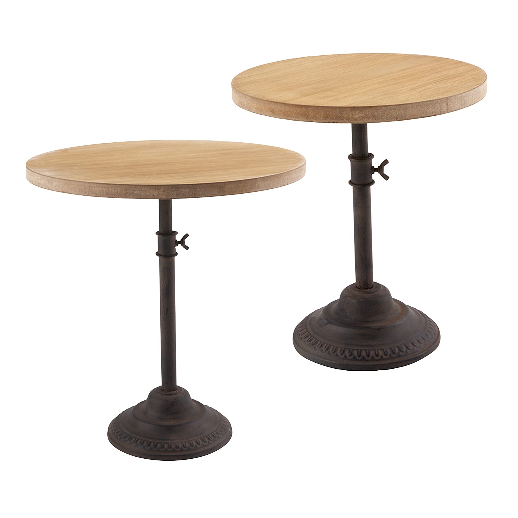 Mud Pie Wood and Iron Adjustable Server - 11