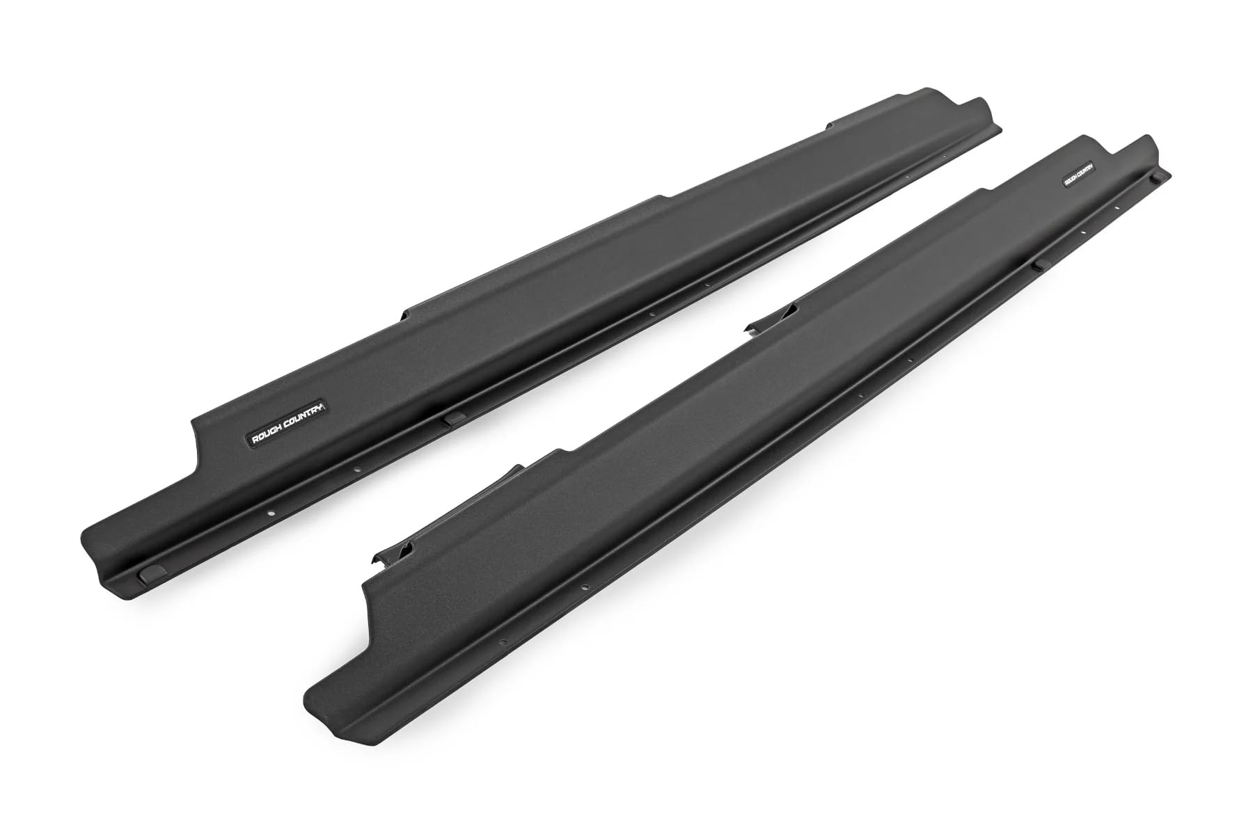 Rough Country Rocker Sill Plates for Jeep Wrangler JL Unlimited (2018-2024) | Heavy-Duty Side Protection | Scratch & Impact Resistant | Easy Installation | Perfect for Off-Roading & Trail Protection