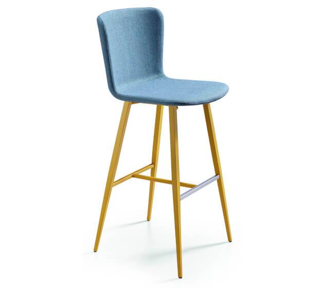 Midj Calla M TS Stool - Modern Adjustable Bar Stool for Kitchen Island, Dining Room & Home Office - Ergonomic Design with Footrest