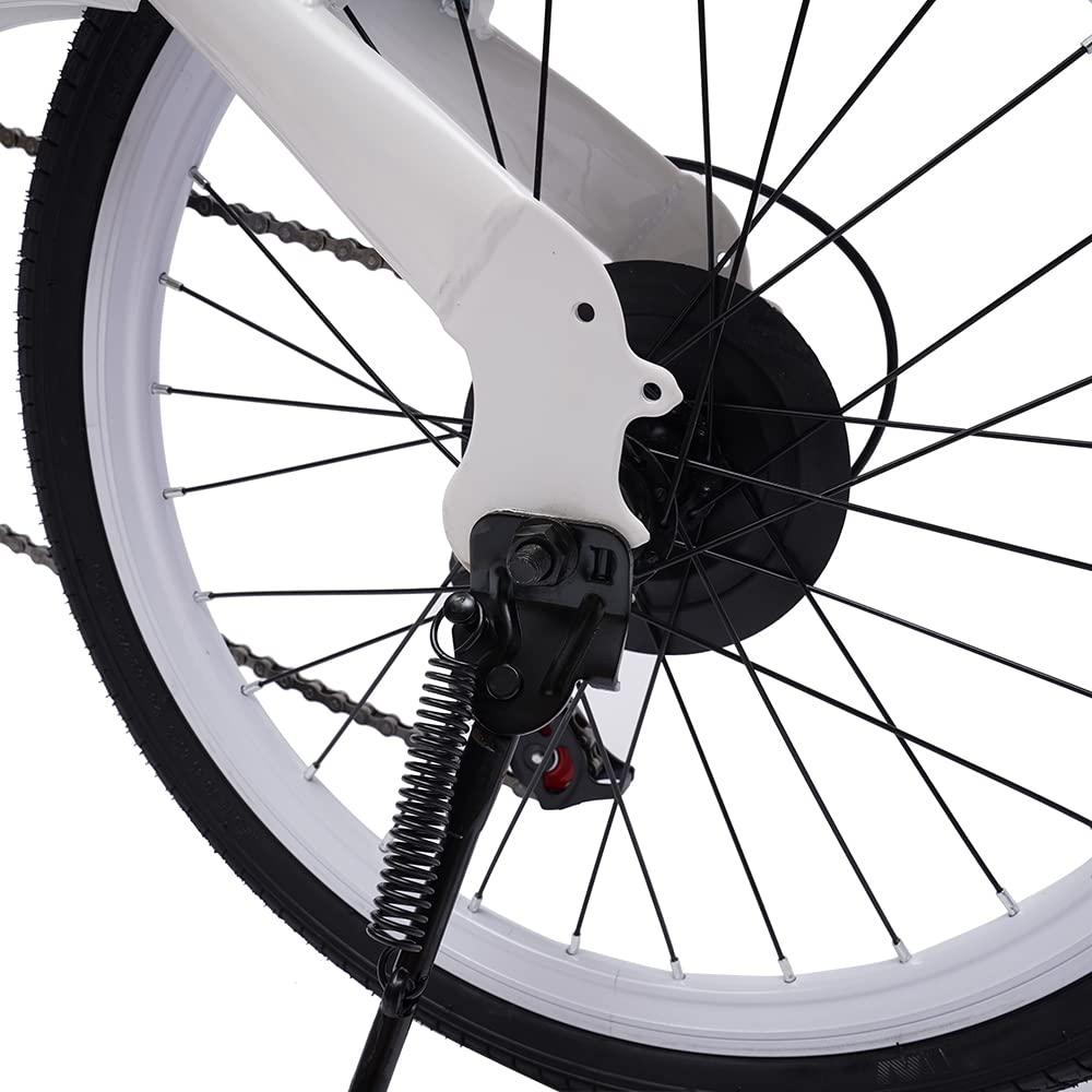 20 Inch Folding Bike for Adults - 6 Speed Lightweight Commuter Bicycle with Shimano Shifter - Perfect for Urban Commuting, Camping & Travel - Foldable Compact Design Saves Space