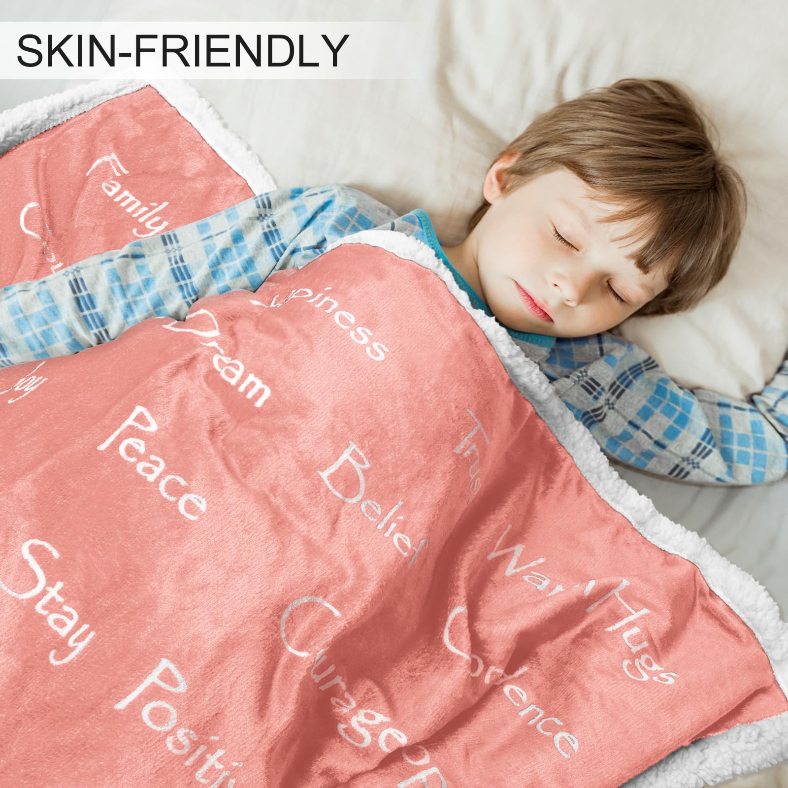 **BESTSWEETIE Soft Sherpa Get Well Blanket for Women & Men - Cozy Comfort Gift for Cancer Patients, Chemotherapy & Recovery - 50
