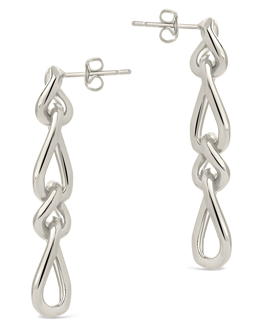 Jacqueline Chain Drop Stud Earrings for Women - Elegant Dangle Earrings for Party, Wedding & Everyday Wear