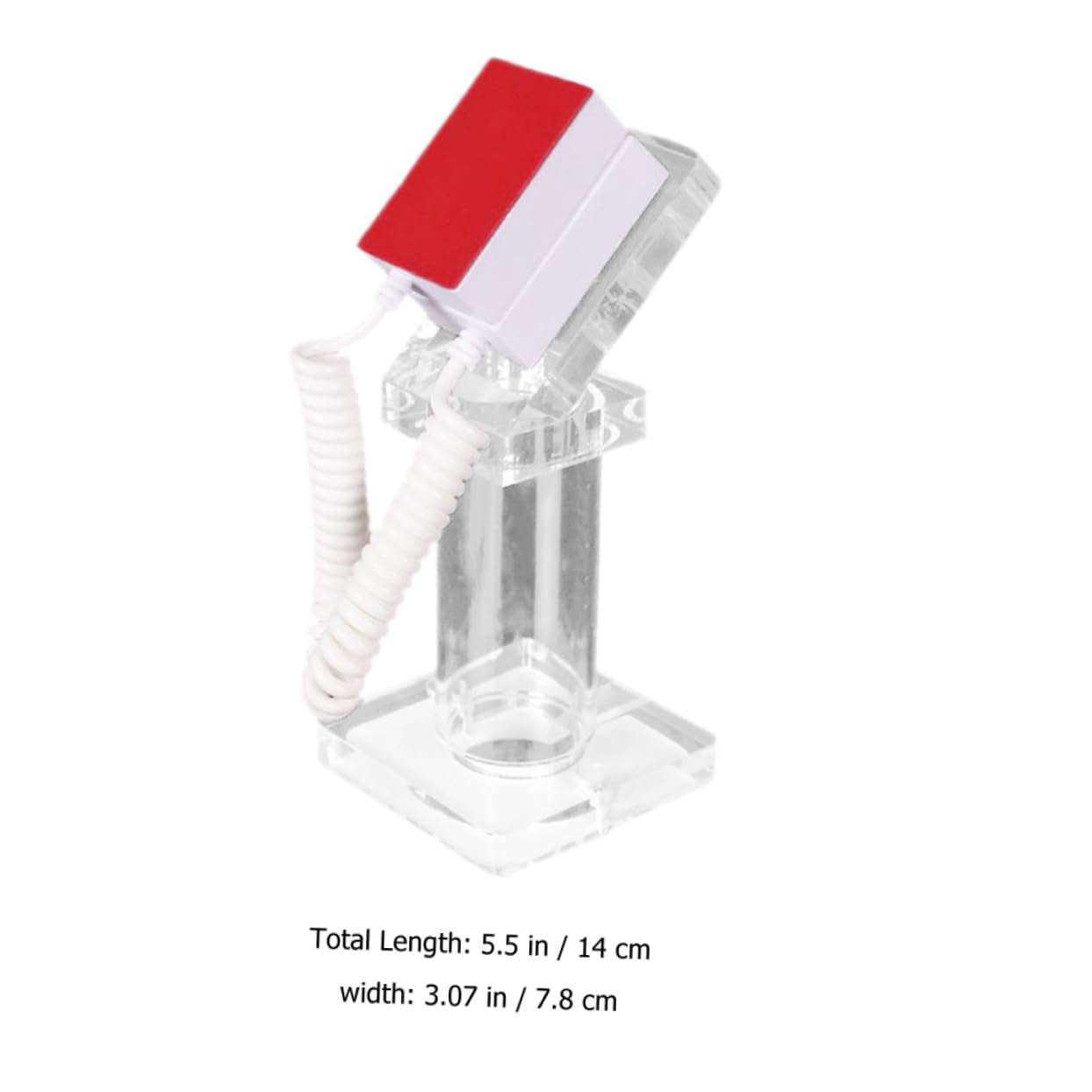 Universal Acrylic Cell Phone Stand Holder - Adjustable Anti-Slip Mobile Phone Bracket for Desk Display | Perfect for Home Office, Video Calls & Hands-Free Viewing