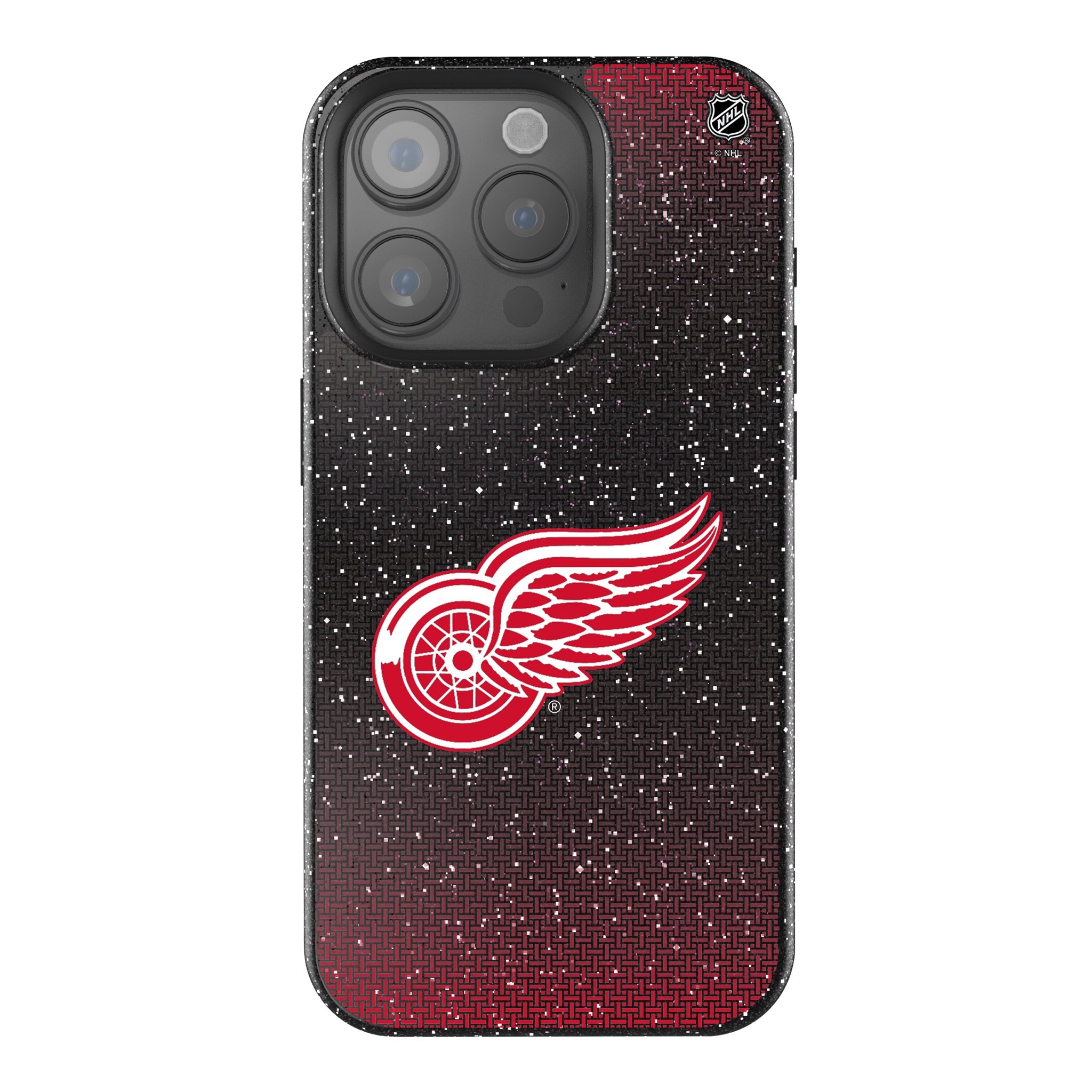Detroit Red Wings Rhinestone Bling Phone Case for Apple iPhone 14/13/12/11 Pro Max - Stylish & Protective Hockey Fan Accessory for Daily Use & Game Days