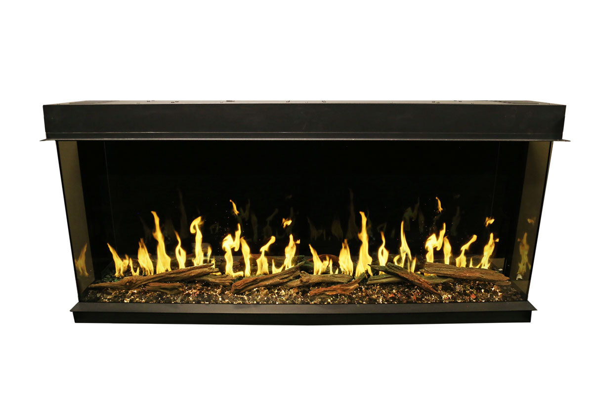 Modern Flames Orion Multi 120 Heliovision Virtual Multi-View Built-In Electric Fireplace - Perfect for Living Rooms, Bedrooms & Home Theaters