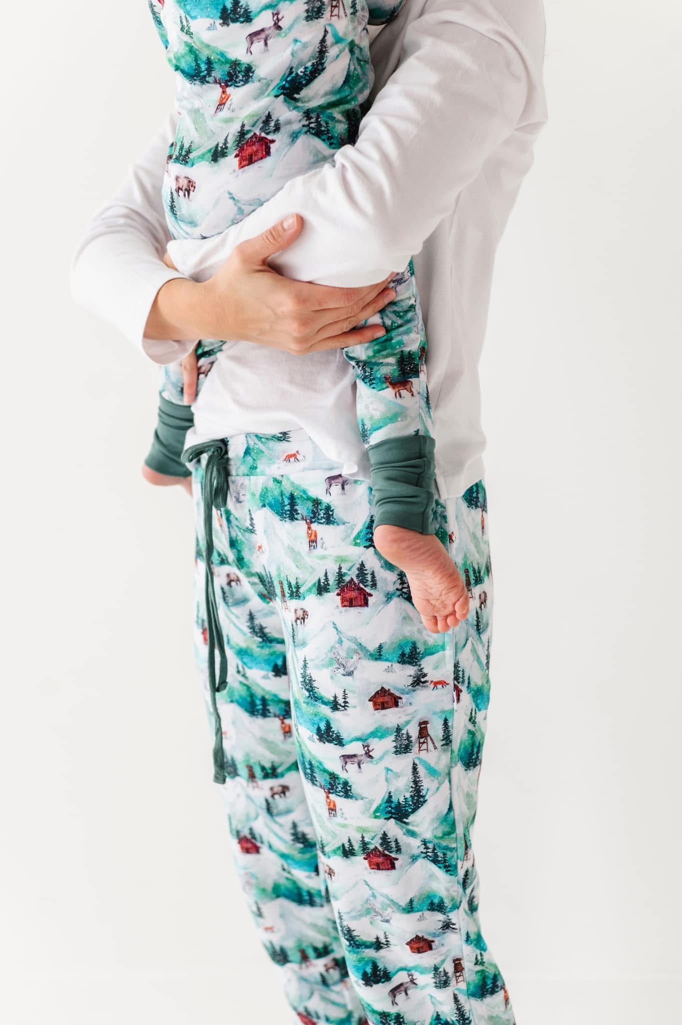 Alpine Peaks Men's Straight Leg Pajama Pants - Soft Cotton Sleepwear for Lounge & Relaxation at Home