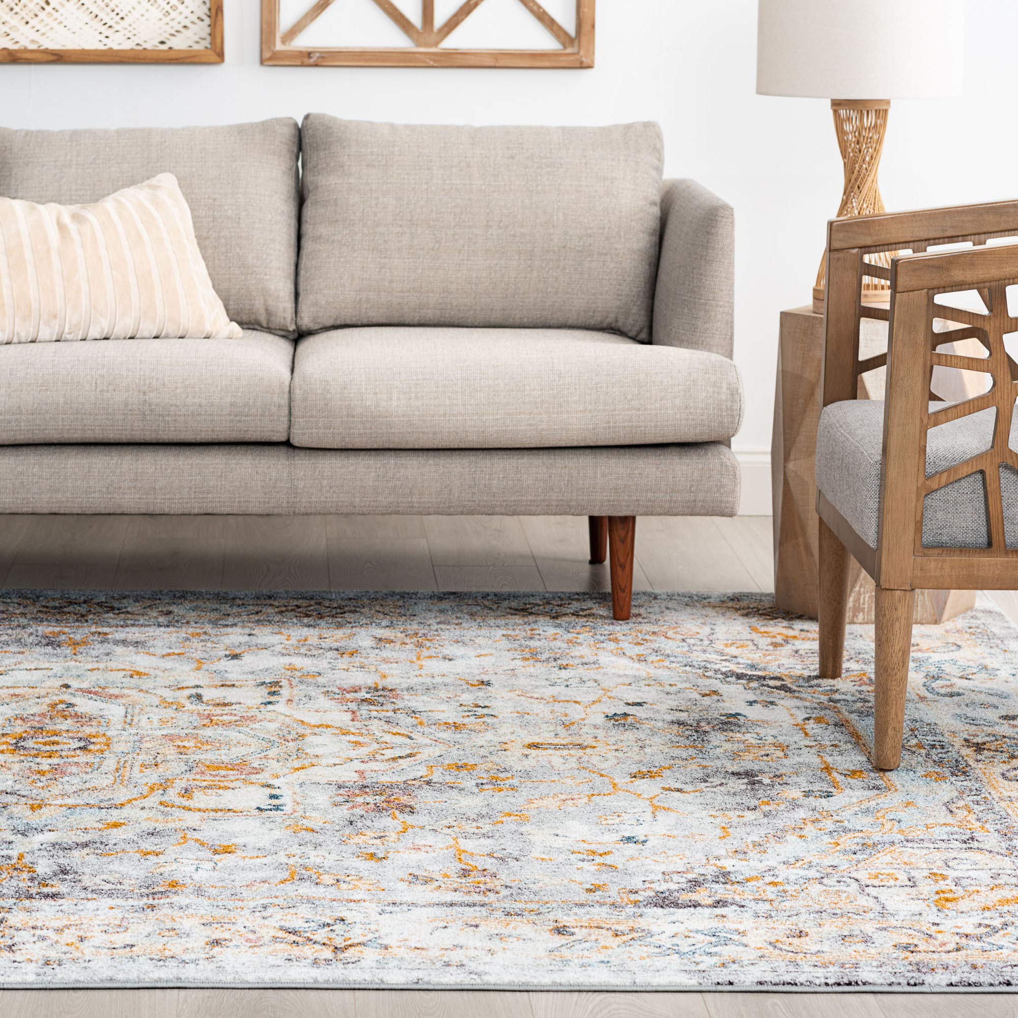 11x15 Traditional Large Area Rug - Blue 10'6