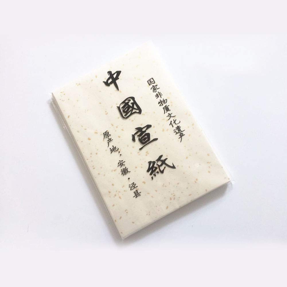 Premium Chinese Calligraphy Ink Sumi Paper - 100 Sheets Shu Xuan Rice Paper (29.7x21cm) for Brush Writing, Watercolor, Sumi Drawing & Kanji Painting | Ideal for Beginners & Artists | Perfect for Home Studio, Classroom & Gift Giving