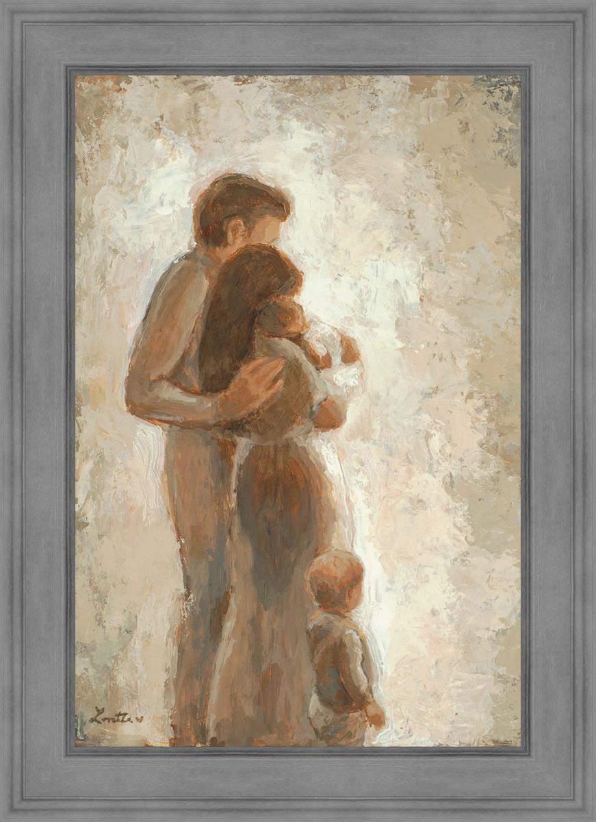 Family Looking Towards the Light - Inspirational Wall Art for Home Decor | Motivational Canvas Print for Living Room, Bedroom & Office | Perfect Gift for Family & Friends