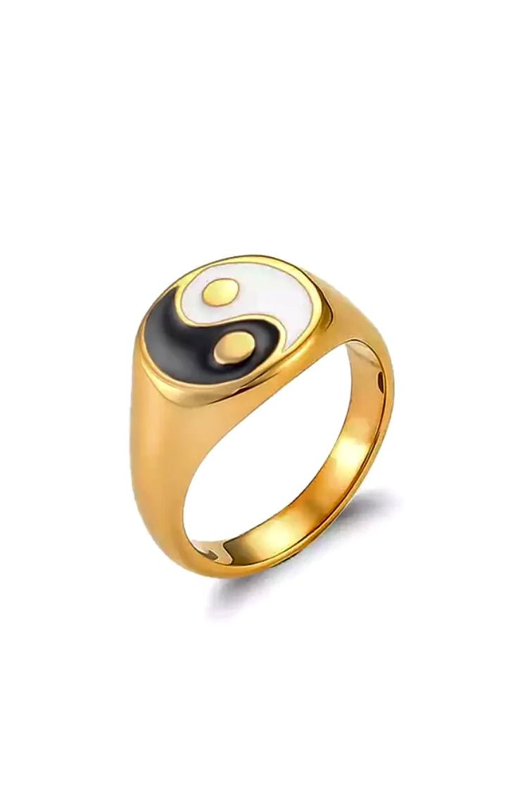 Yin Yang Ring for Women & Men - Sterling Silver Yin Yang Symbol Ring - Spiritual Balance Jewelry for Meditation, Yoga & Daily Wear
