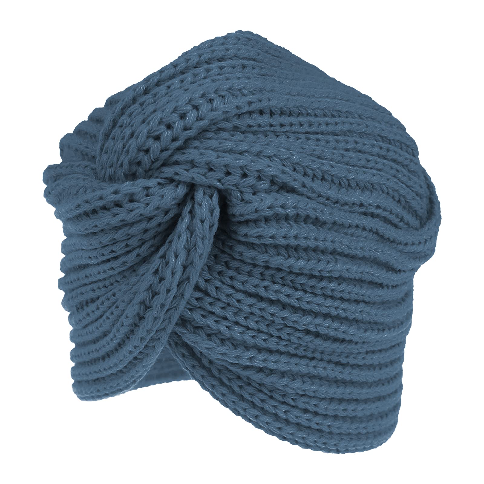 3-Piece Women's Knitted Winter Headscarf Set - Warm Beanie Hat & Headband Combo for Sleeping, Chemo, and Cold Weather (Black, Navy, Khaki) - Cozy Accessories for Indoor Comfort & Outdoor Activities