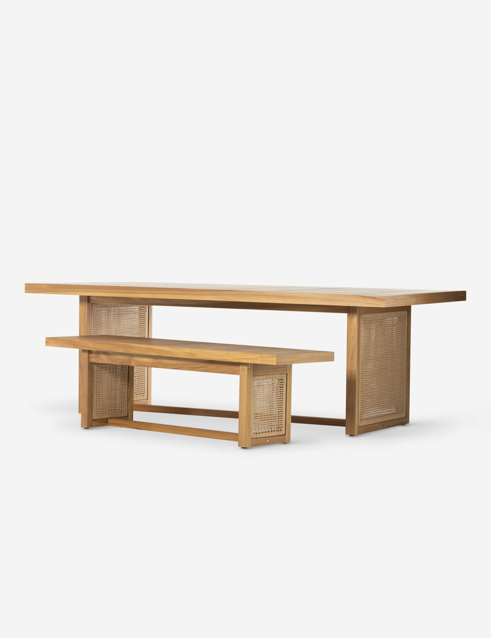 Anson Indoor Outdoor Dining Bench - Weather-Resistant Patio & Garden Bench for Backyard, Deck, and Restaurant Seating
