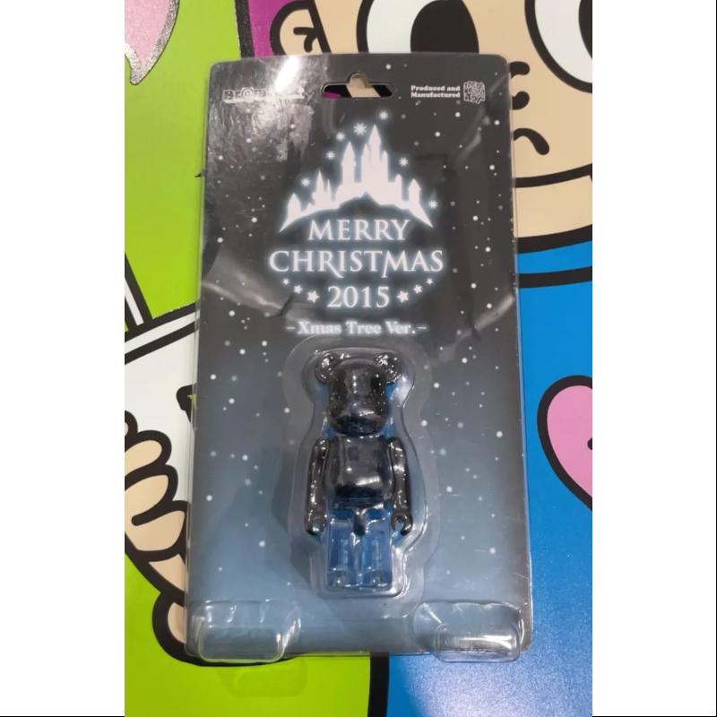 Bearbrick MERRY CHRISTMAS 2015 Xmas Tree Version - 100% Limited Edition Medicom Be@rbrick Collectible Figure - Perfect for Holiday Decorations & Anime Collections