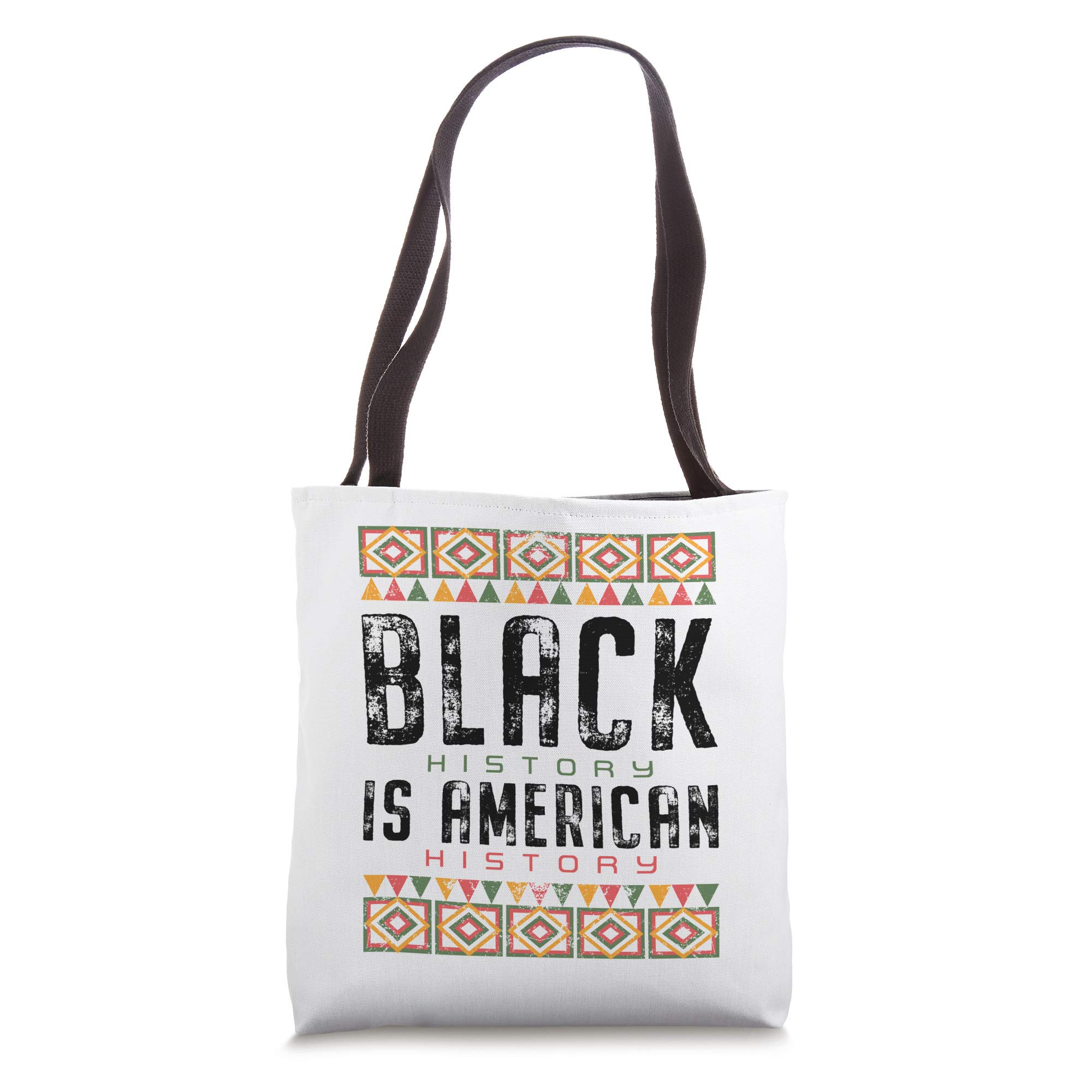 Vintage Black Heritage Tote Bag - Black History is American History - Perfect for School, Work & Shopping