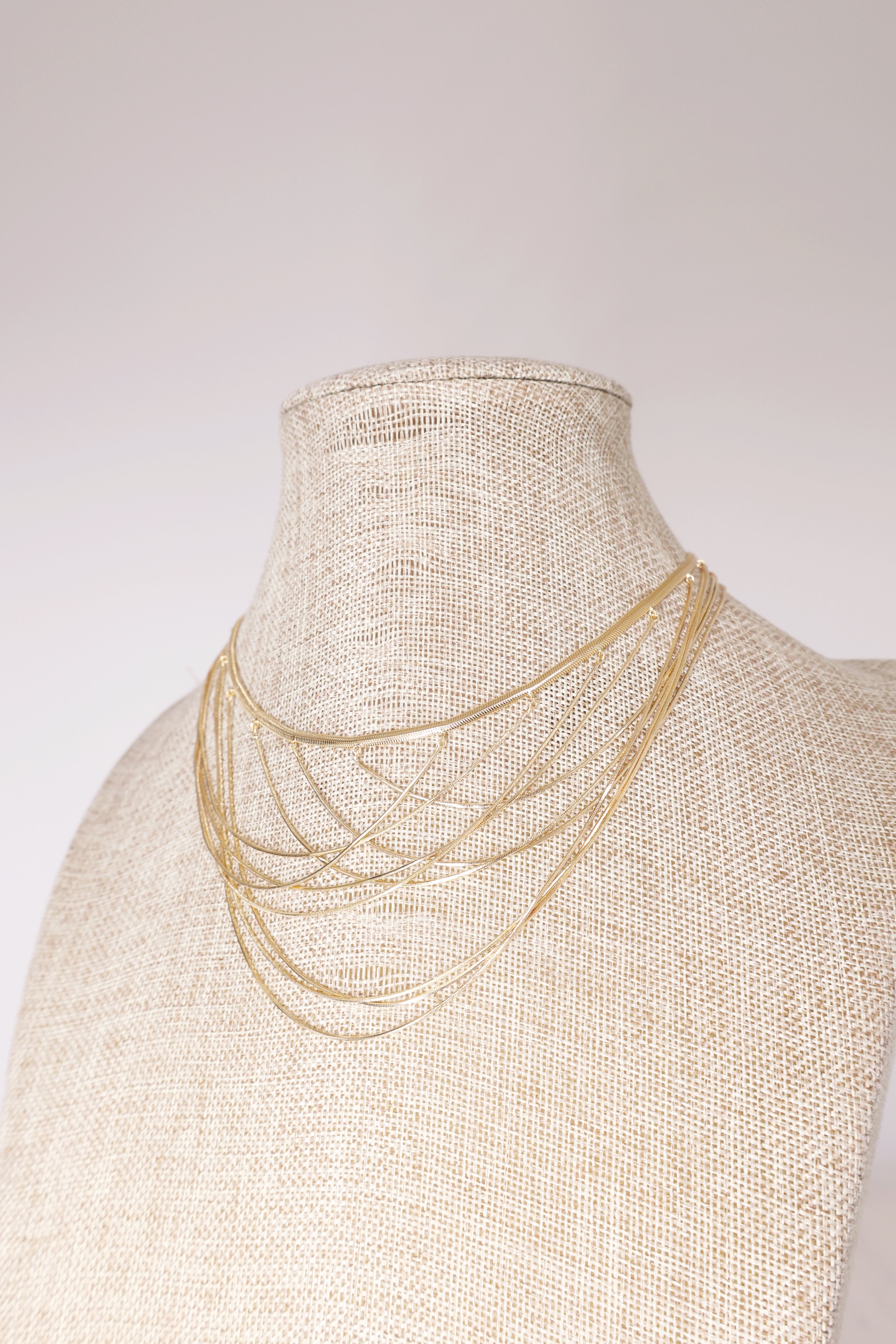 Elegant Cascade Necklace for Women - Dainty Layered Pendant Jewelry for Daily Wear & Special Occasions
