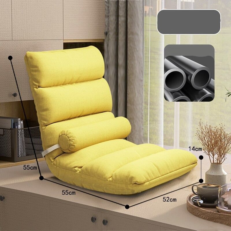 Comfortable Tatami Foldable Recliner Sofa Chair - Adjustable Backrest for Living Room, Bedroom & Outdoor Relaxation | Perfect for Lounging, Napping & Reading
