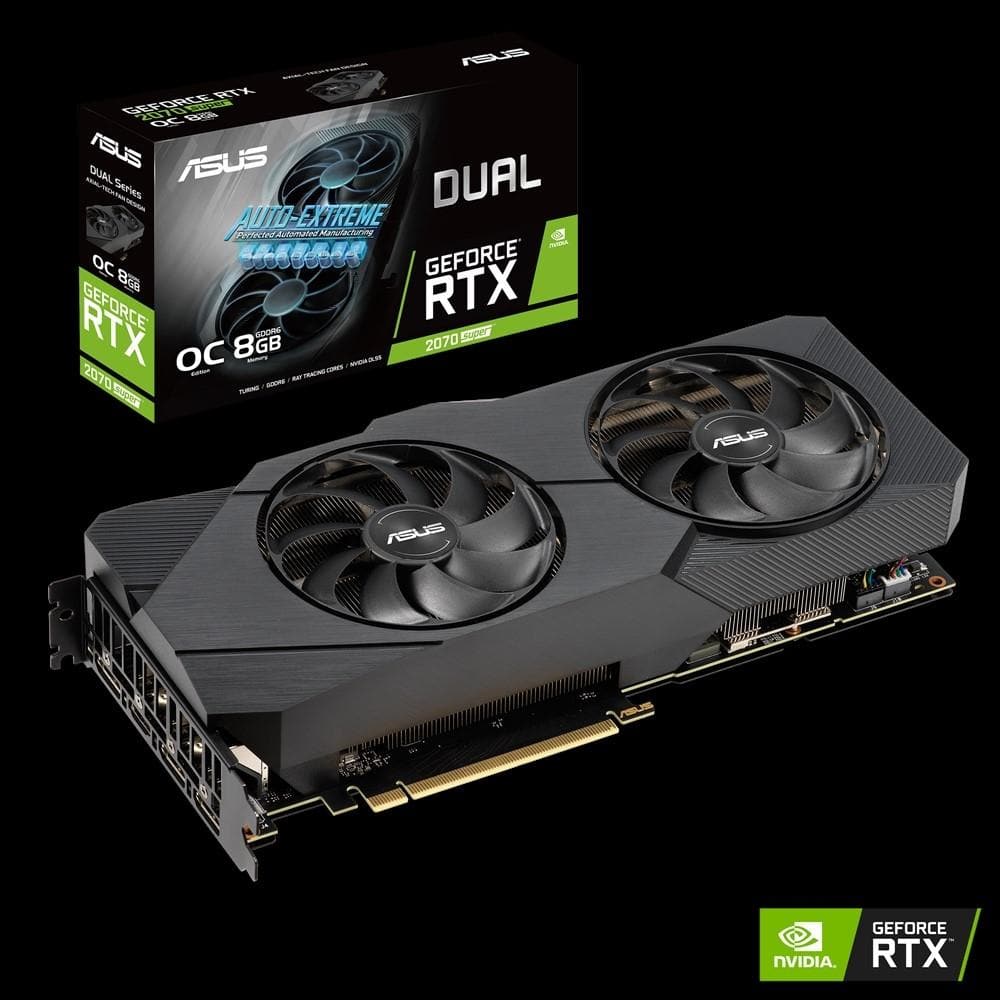 ASUS DUAL GeForce RTX 2070 SUPER EVO 8GB GDDR6 Gaming Graphics Card - 3 Year Warranty | High Performance for 4K Gaming, VR & Content Creation